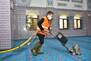 İbadethanelerde Ramazan Temizliği  Galeri