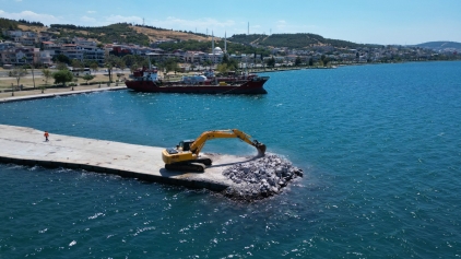 Aliağa Yolcu İskelesi İçin Çalışmalara Başlandı Galeri