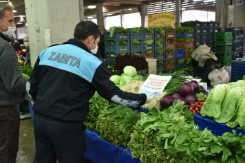 ALİAĞA BELEDİYESİ’NDEN PAZAR YERİNDE SIKI DENETİM Galeri